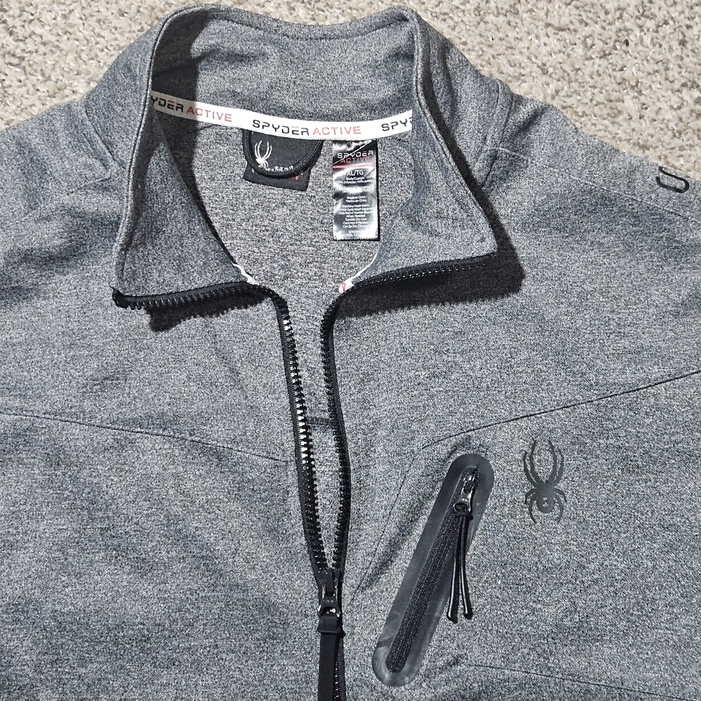 2 Spyder Gray and Blue Jackets - Picture 3 of 11